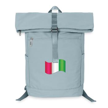  Italian Flag  - Laptop Backpack - ice blue - Front