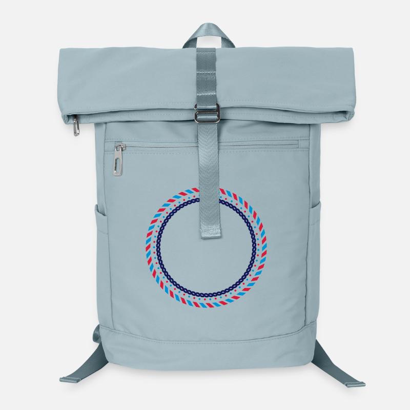 A round frame Laptop Backpack