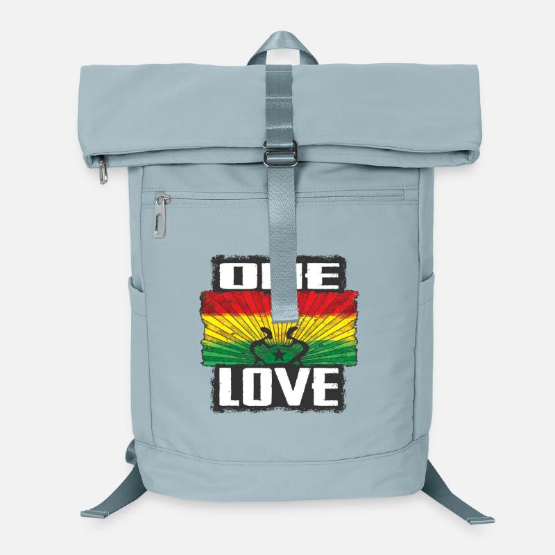 Un amour : le design reggae rastafari Sac à dos ordinateur