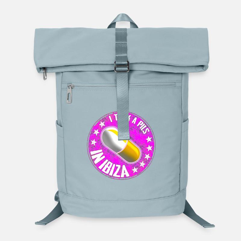 Affirmation humoristique de la pilule dans un style rétro Sac à dos ordinateur