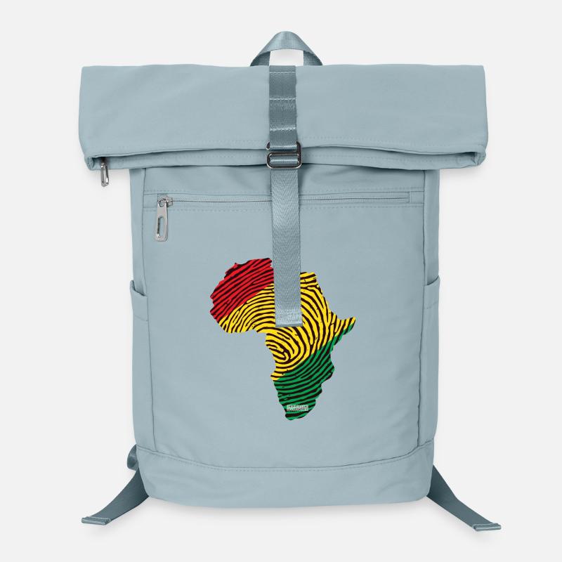 Africa Fingerprint Pattern Palette Laptop Backpack