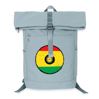 Underground Soundsystem Disc - Laptop-Rucksack  - Eisblau - Vorne
