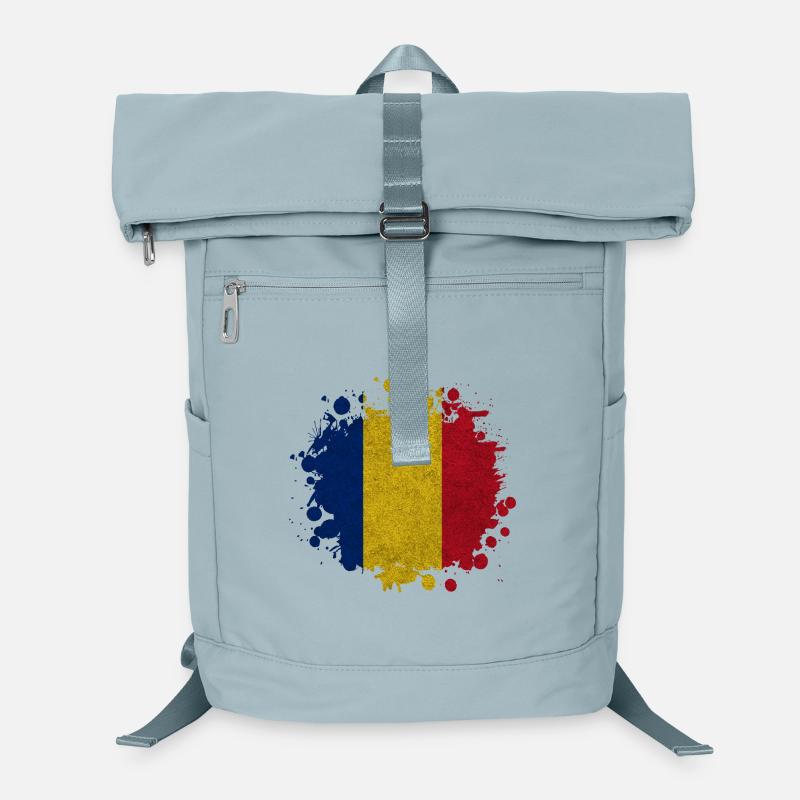Roumanie Klecks Vintage / Cadeau Bucarest Sac à dos ordinateur