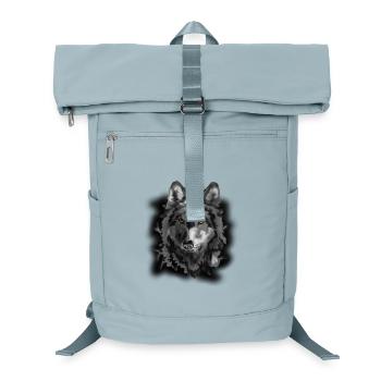 wolf - Laptop Backpack - ice blue - Front
