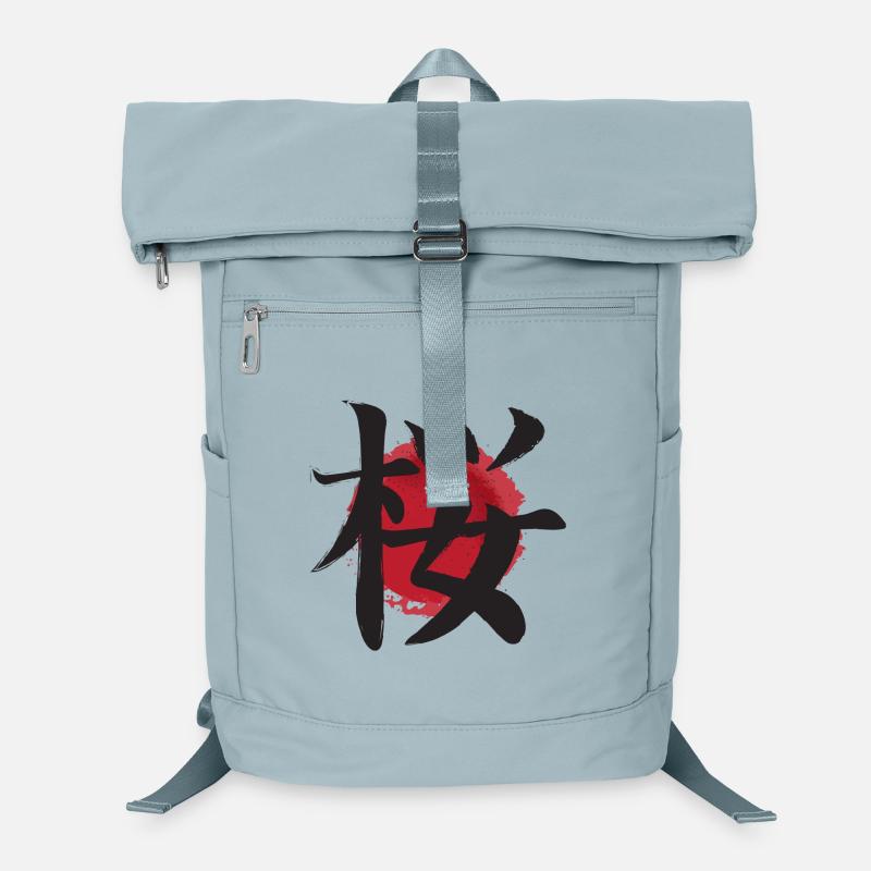 Kirschsakura japanisches Kanji Kirsche cerise kers Laptop-Rucksack 