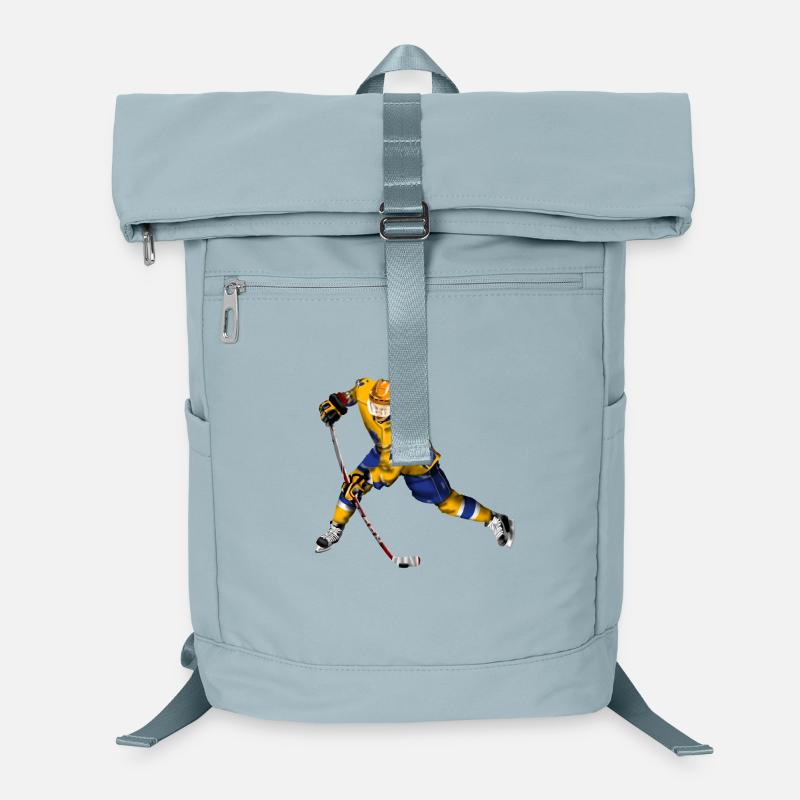 hockey - Laptop Backpack - ice blue