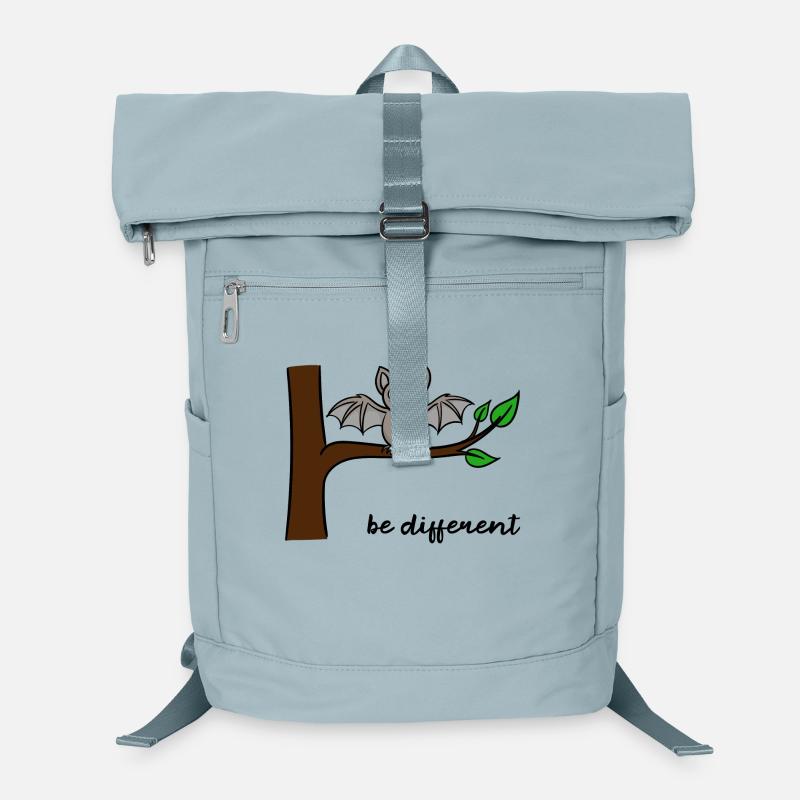 Drôle Chauve-souris Anders Être Courageux Humour Sac à dos ordinateur