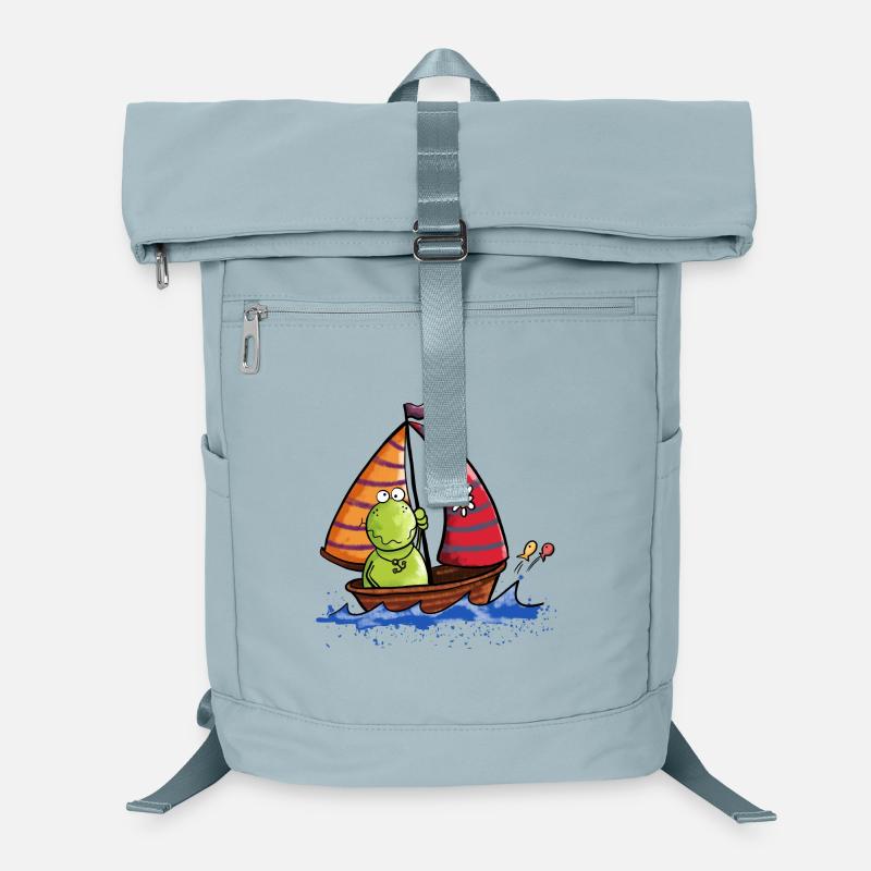 Frosch auf See Laptop-Rucksack 