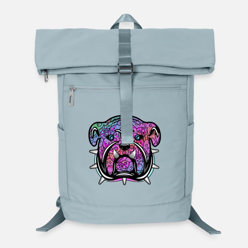 Hundekunst mit bunter Hundeliebe - bunter Hund Laptop-Rucksack 