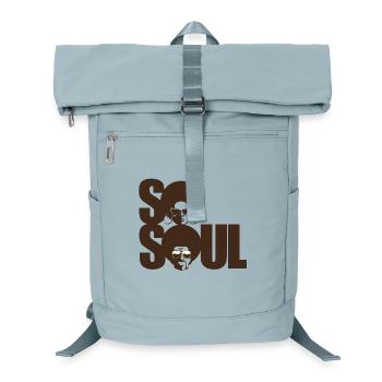 Soul Music Passion Vinyl Funk Groove Retro Gift - Laptop Backpack - ice blue - Front
