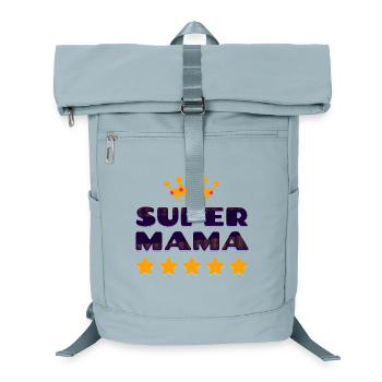 Muttertag Super Mama Beste Mutter Mutti Mami - Laptop-Rucksack  - Eisblau - Vorne