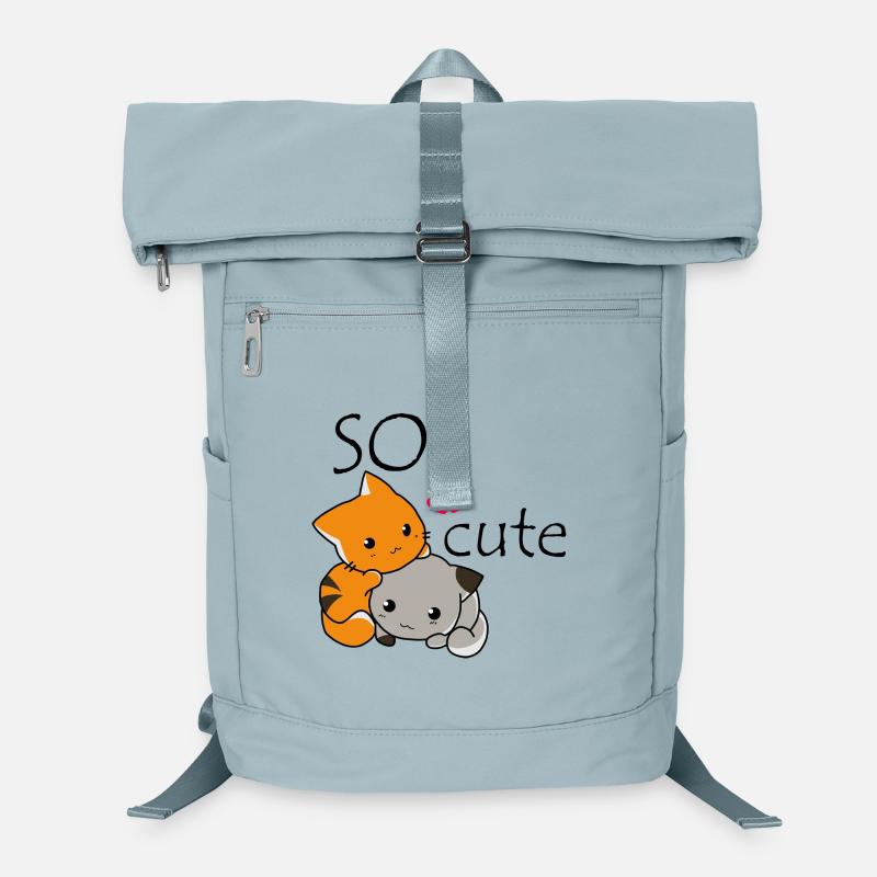 Cat cuddle and naughty dog Laptop Backpack
