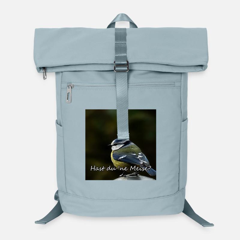 Titmouse Bird Animals Funny Saying Laptop Backpack