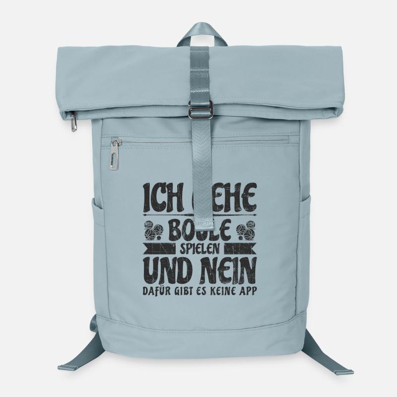 Boule Pétanque spielen Spruch lustig Petanque APP Laptop-Rucksack 