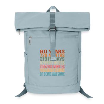 Perfektes Geschenk zum 60. Geburtstag, in Zeiteinheiten - Laptop-Rucksack  - Eisblau - Vorne