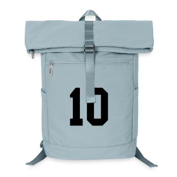 Design numéroté 10 – Style Sportif Block - Sac à dos ordinateur - bleu glacier - Devant