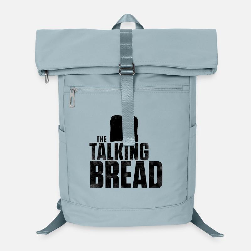 the talking bread total black Laptop Backpack