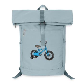 Children's Bike Training Wheels - Laptop Backpack - ice blue - Front