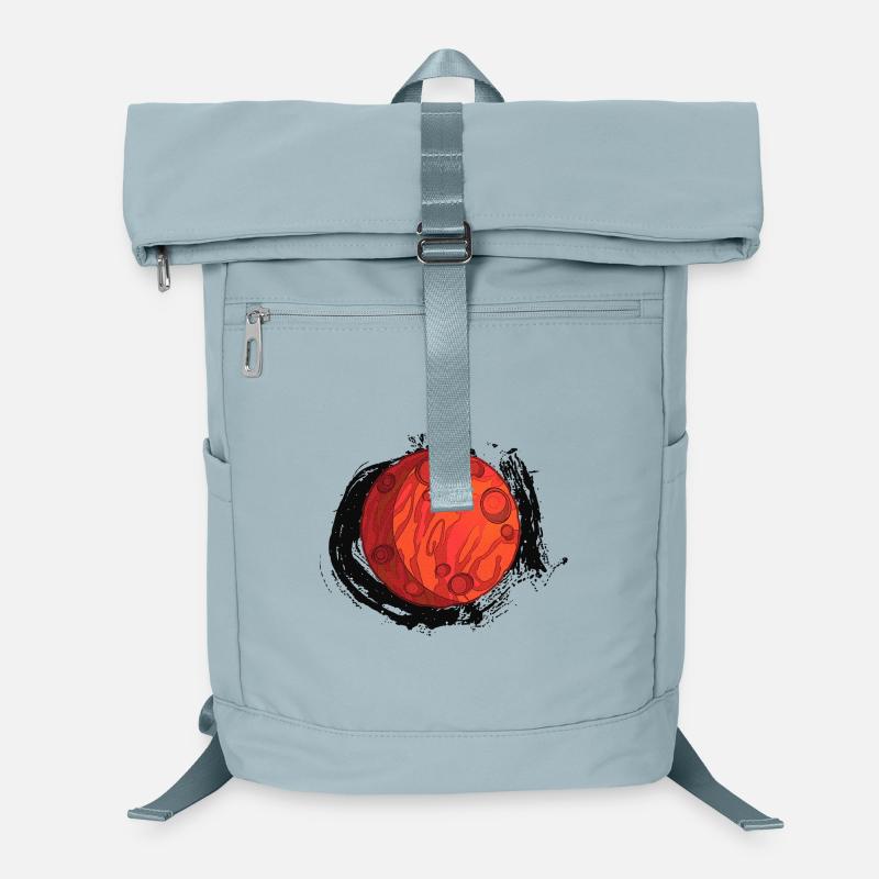 Planet Mars mit Hintergrund, Planeten Laptop-Rucksack 