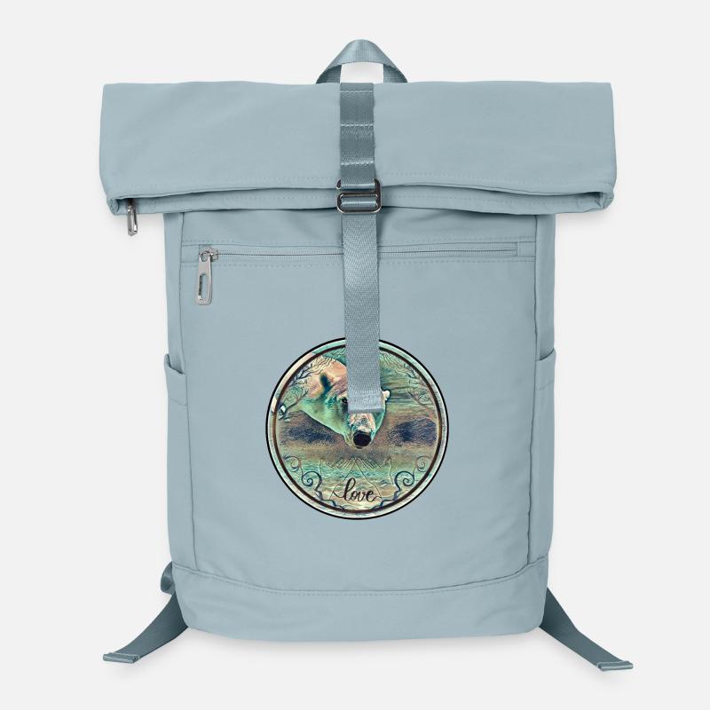 Polar bear underwater Laptop Backpack
