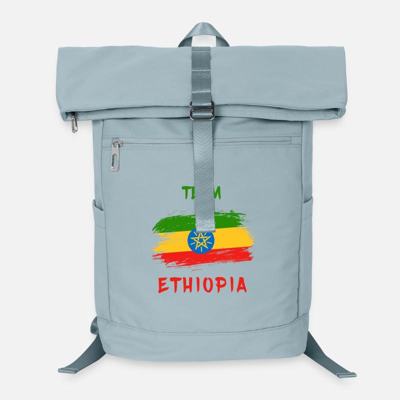 Conception / idée cadeau Team Ethiopia Sac à dos ordinateur