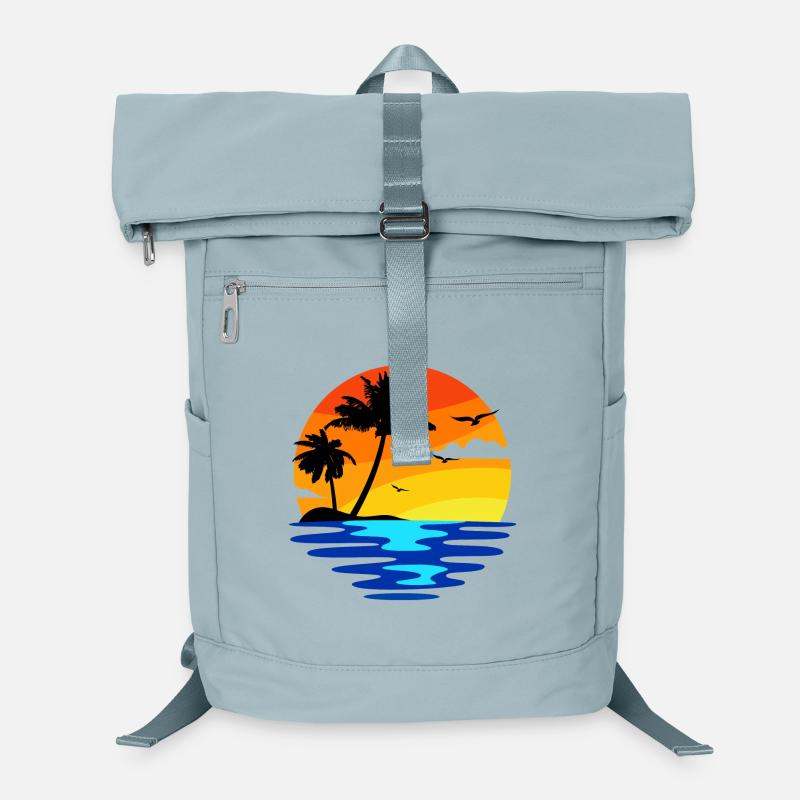 Urlaub Strand Strandurlaub Insel Meer Karibik Laptop-Rucksack 