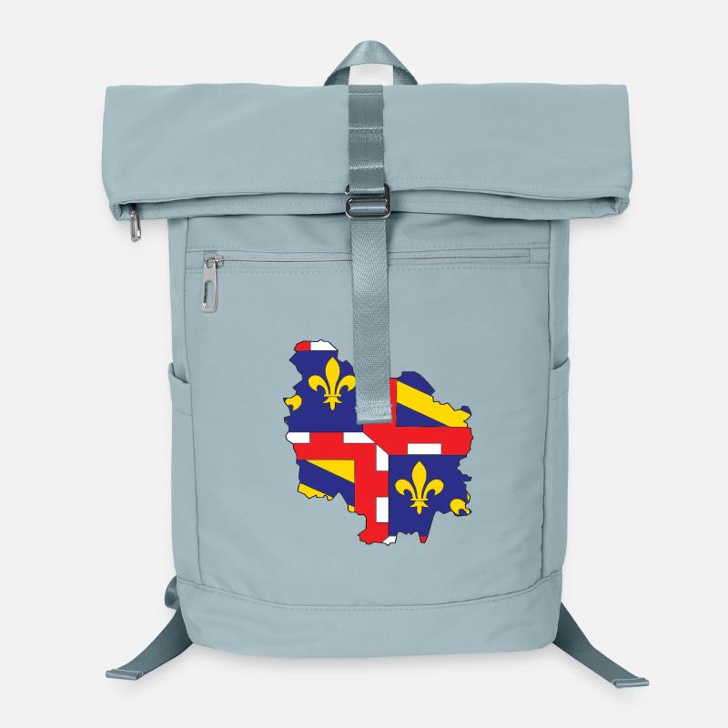 carte de la bourgogne Sac à dos ordinateur