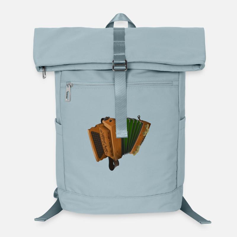 Styrian Accordion - Yew/Green | ZiachON! Laptop Backpack