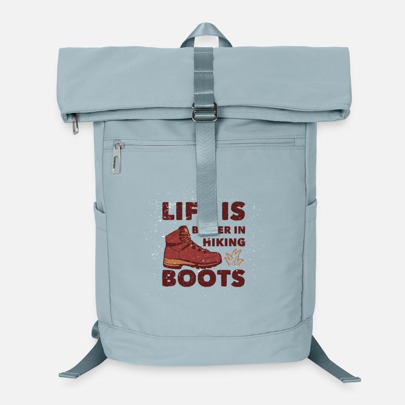 Life Is Better In Hiking Boots Spruch Laptop-Rucksack 