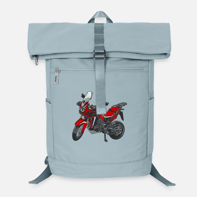 Africa Twin Enduro - solo trired - Laptop Backpack - ice blue