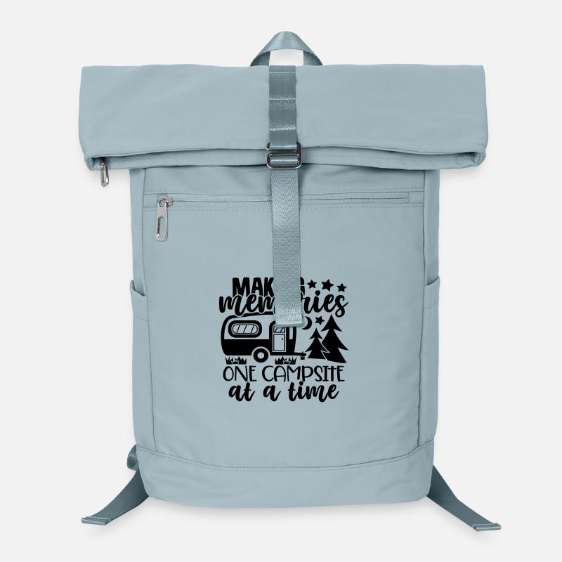 Citations de camping drôles, faire des souvenirs un camping Sac à dos ordinateur