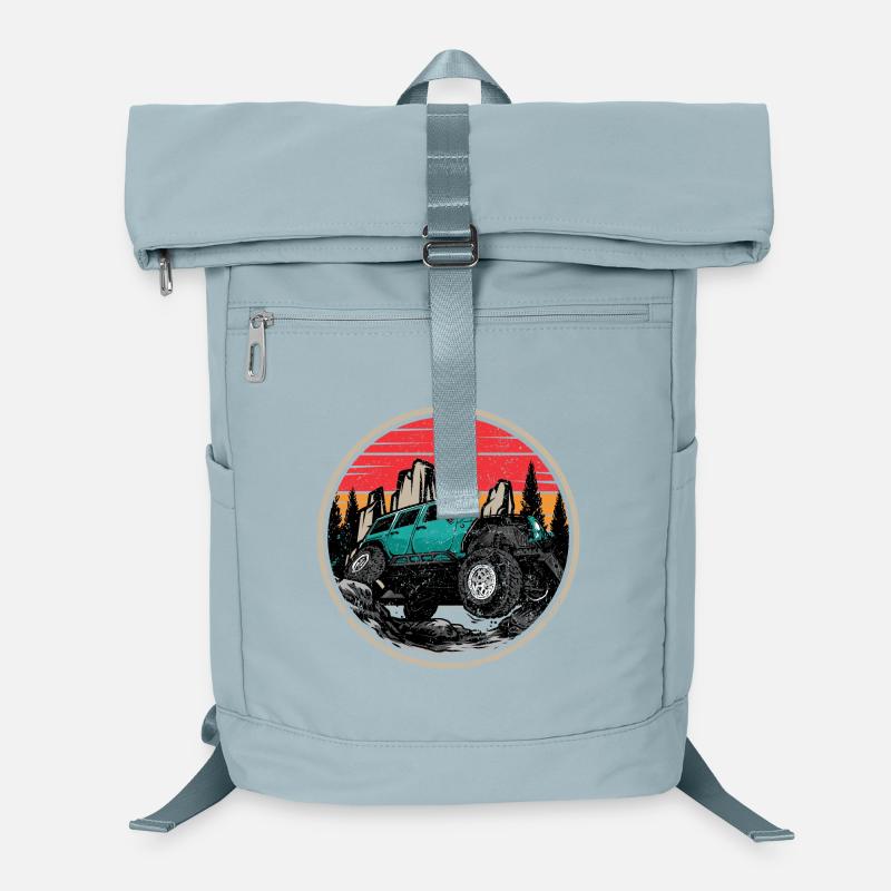 Sunset Trail Off-Road Jeep Laptop Backpack