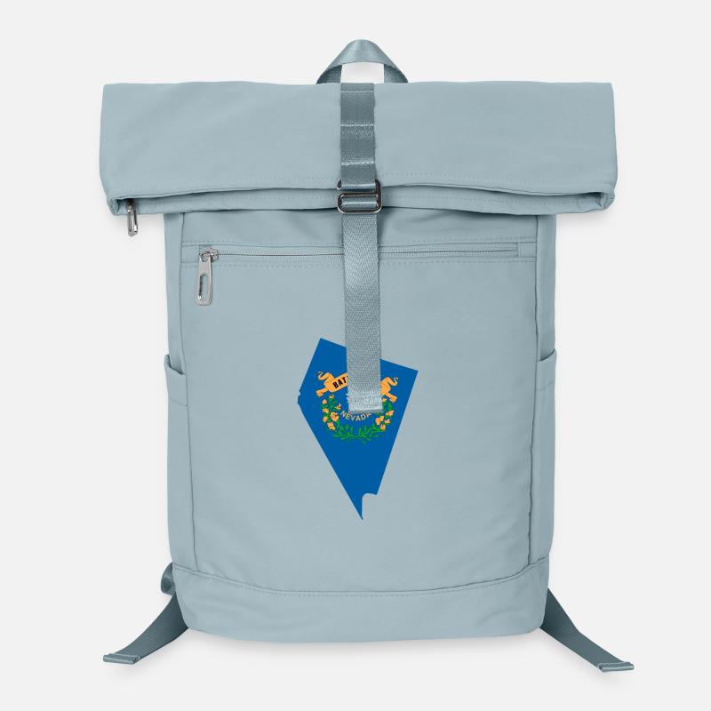 Nevada USA State Nevada Flag Map Laptop Backpack