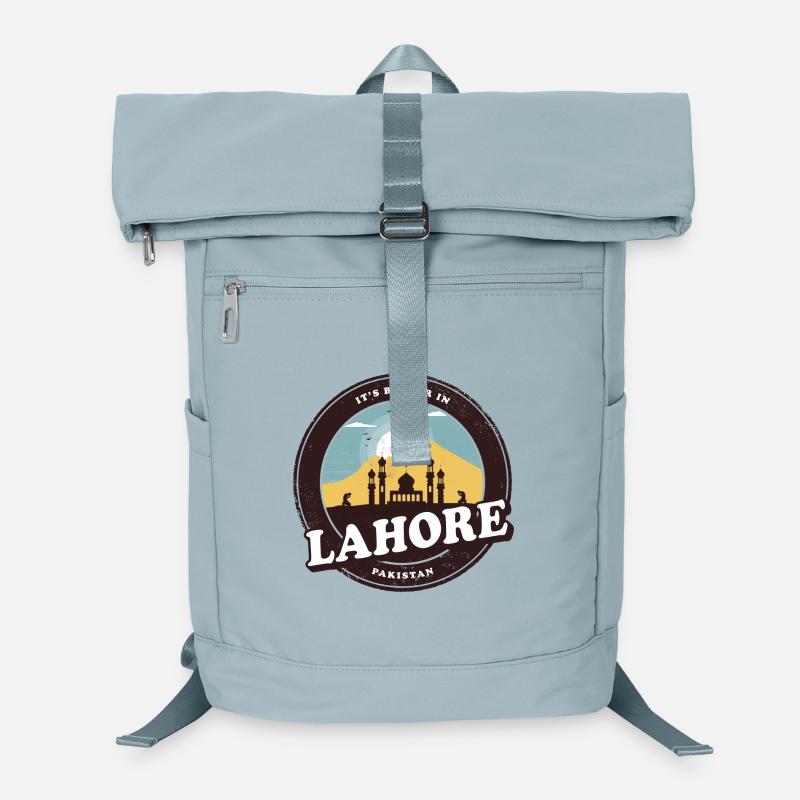 Lahore Pakistan Mosque Design Laptop Backpack