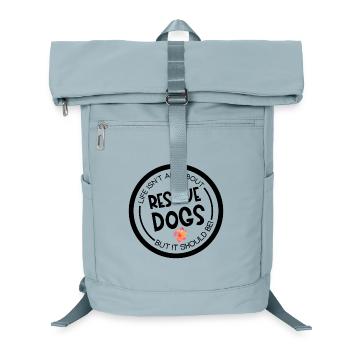 Service Dog Rescue Dog Search Dog Paw - Laptop Backpack - ice blue - Front