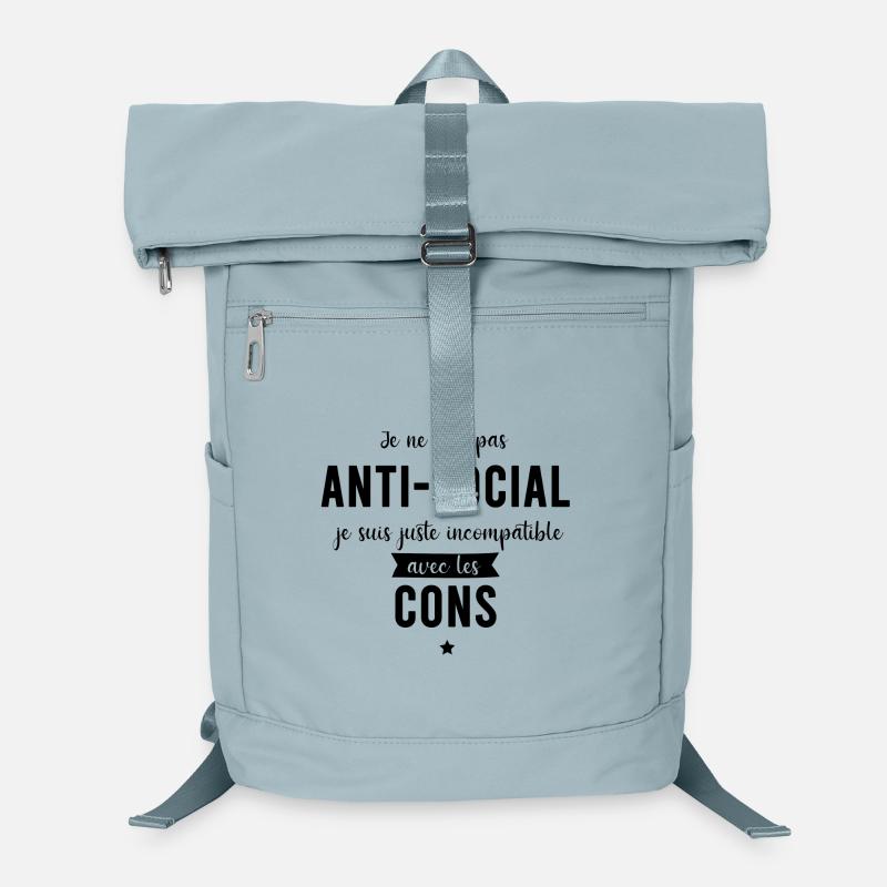 Je ne suis pas anti-social Sac à dos ordinateur