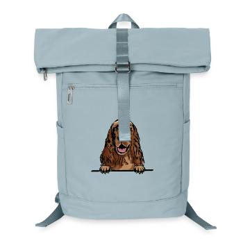 Irischer Setter Dog für Peeking Dog Lovers - Laptop-Rucksack  - Eisblau - Vorne
