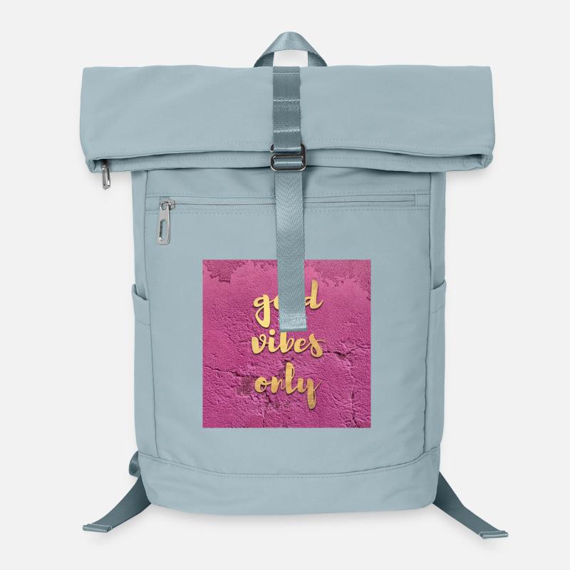 Affiche Gold Vibes seulement cool Citations dictons mur Sac à dos ordinateur