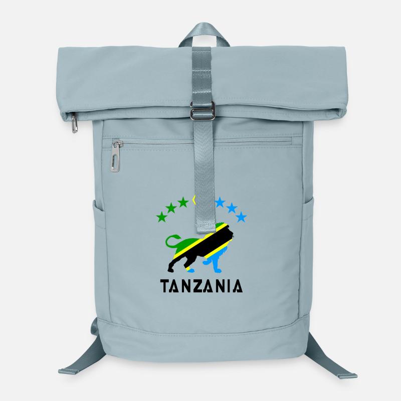 Tanzania lion flag design Laptop Backpack