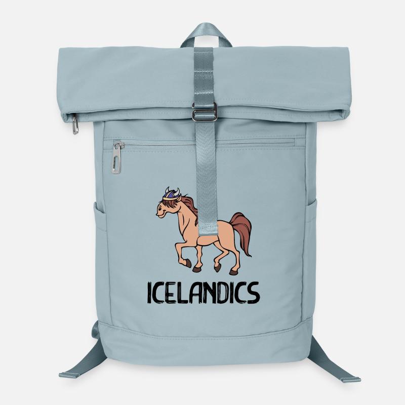 Fohlen Pferde Islandpferde Spruch Isländer Laptop-Rucksack 