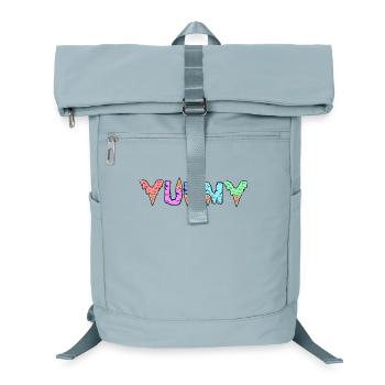 Eis Süßigkeiten Spruch Lecker Nachspeise - Laptop-Rucksack  - Eisblau - Vorne