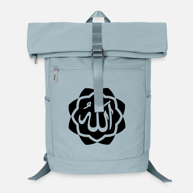 Allah Gott Logo im Rahmen Laptop-Rucksack 