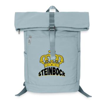 Steinbock Horoskop Spruch Sternzeichen Aberglaube - Laptop-Rucksack  - Eisblau - Vorne