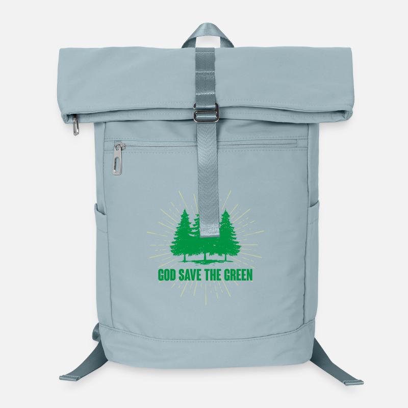 Dieu sauve le vert Sac à dos ordinateur