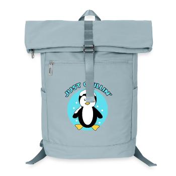 Arktis Tier Schnee Kalt Pinguin Seevogel Eis Vogel - Laptop-Rucksack  - Eisblau - Vorne