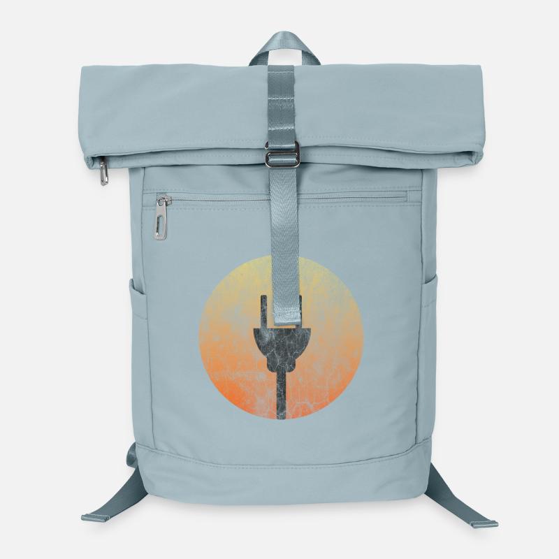 Solar Stecker - T-Shirt Design Laptop-Rucksack 