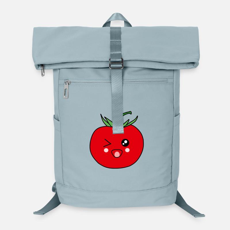 funny tomato with happy face Laptop Backpack