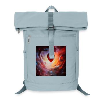 The heart of the universe - Laptop Backpack - ice blue - Front
