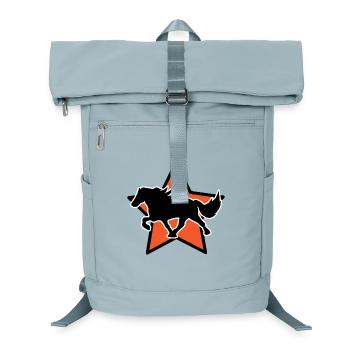 Hengst Galopp Islandpferde Cool Pferdenarr - Laptop-Rucksack  - Eisblau - Vorne
