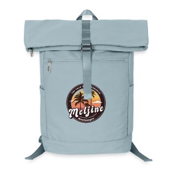 Meljine Montenegro Strand Design - Laptop-Rucksack  - Eisblau - Vorne